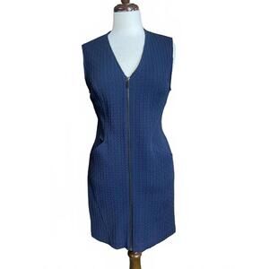 Rachel Rachel Roy front zip sleeveless dress with pockets 10